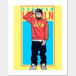 Lincoln Hip Hop Star Posters and Art